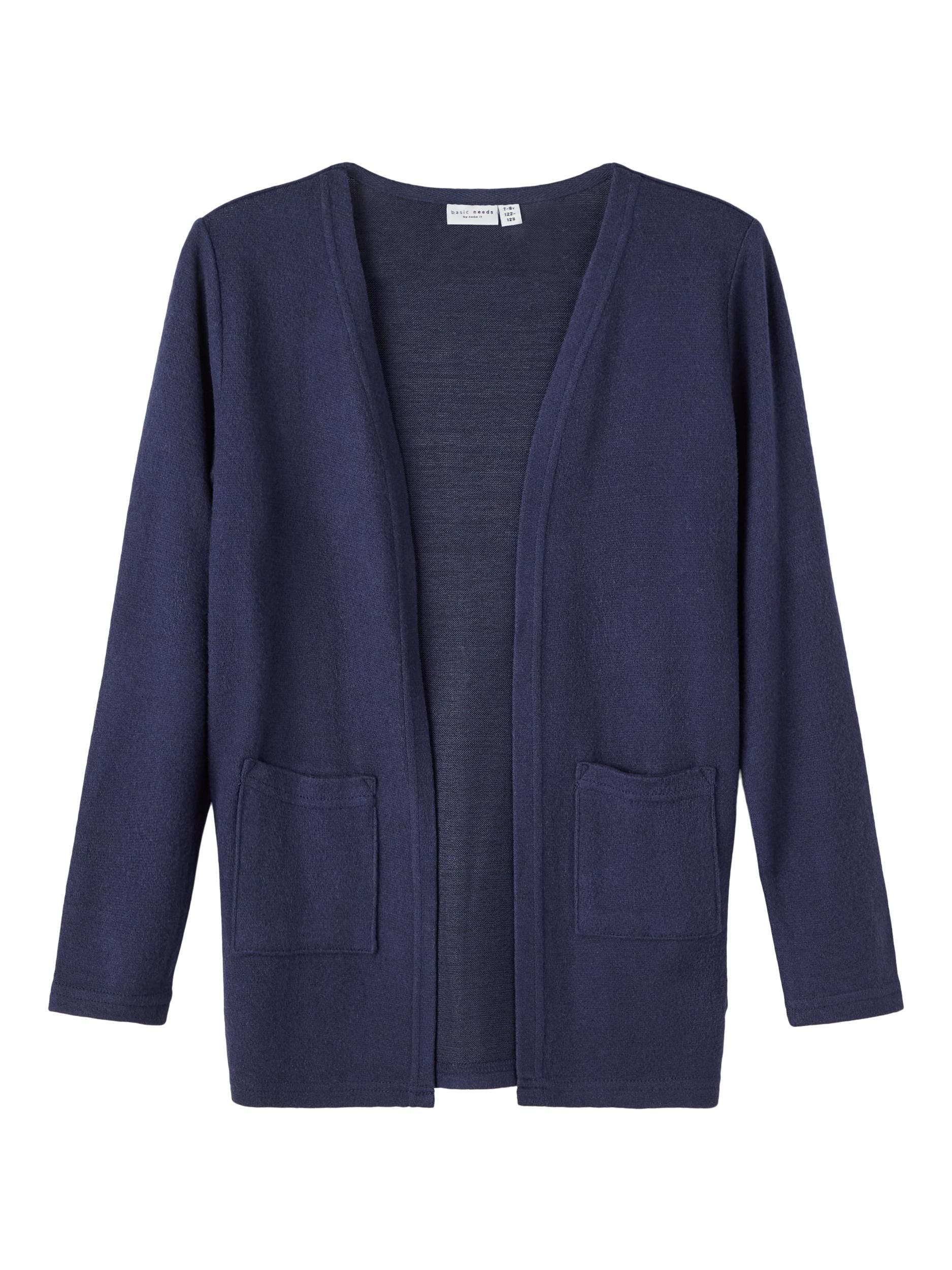 Bluza albastru marin fara nasturi Name It 134/140