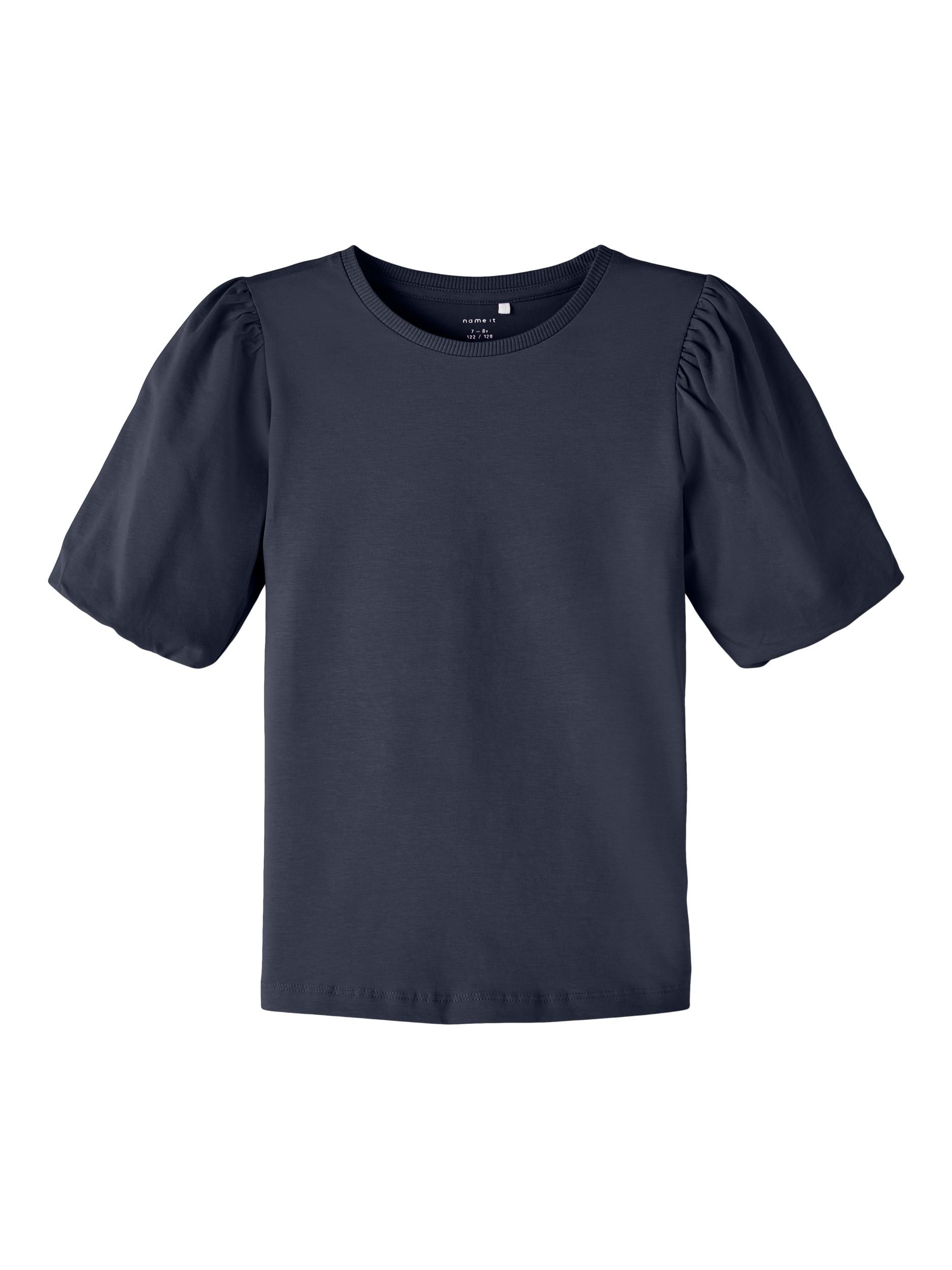 Tricou maneci balon albastru marin 134/140