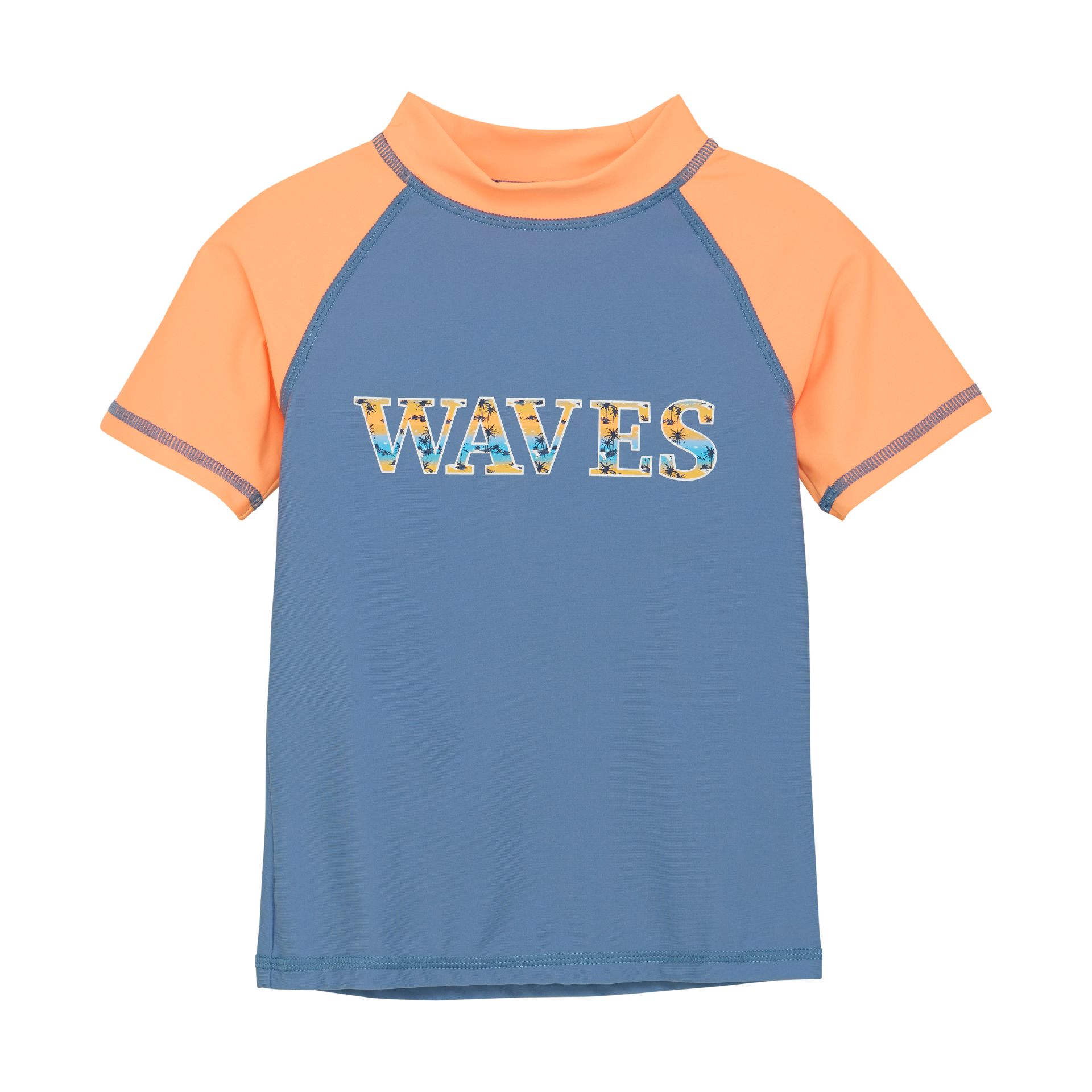 Tricou maneci portocalii Color Kids 176