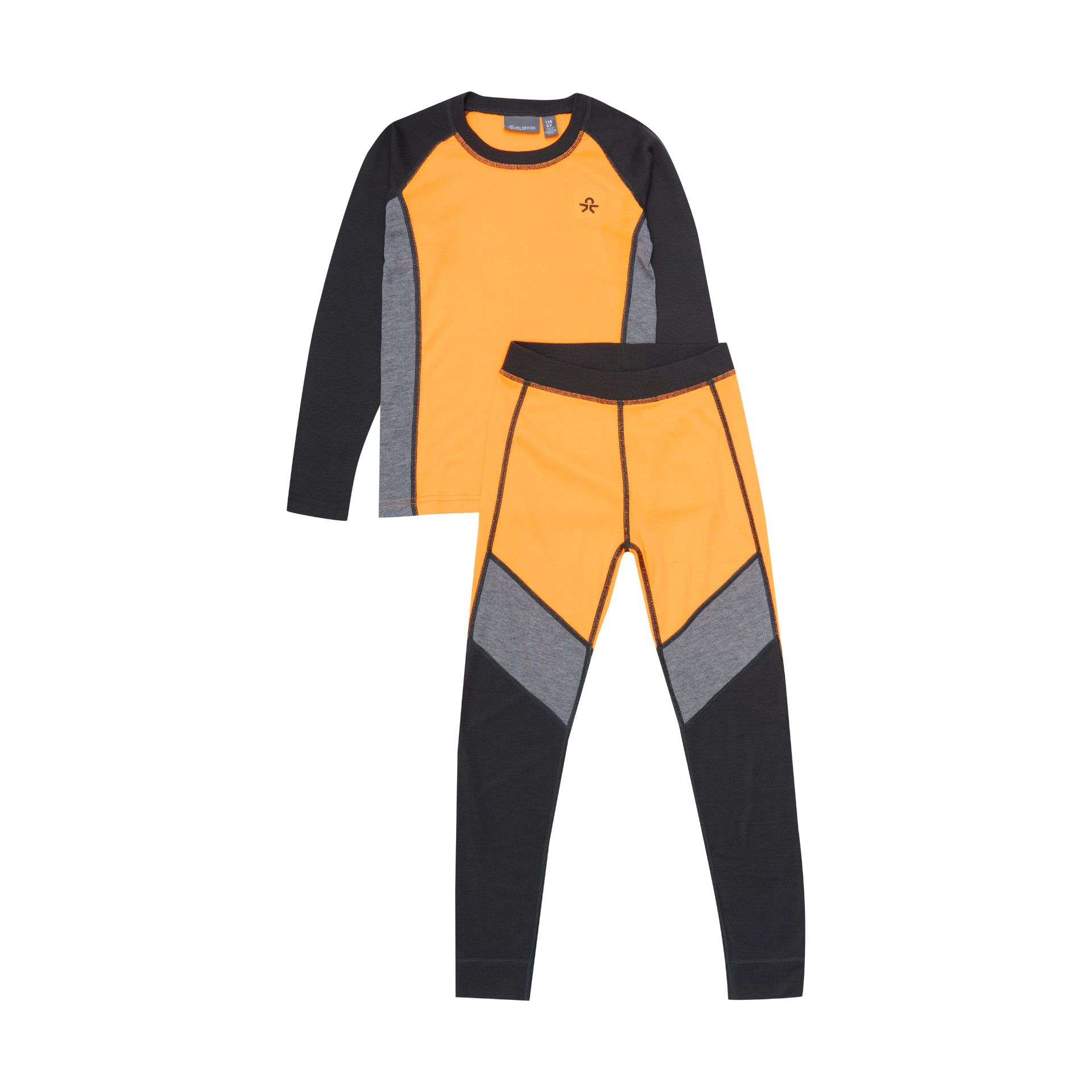 Set portocaliu prim strat ski Color Kids 152